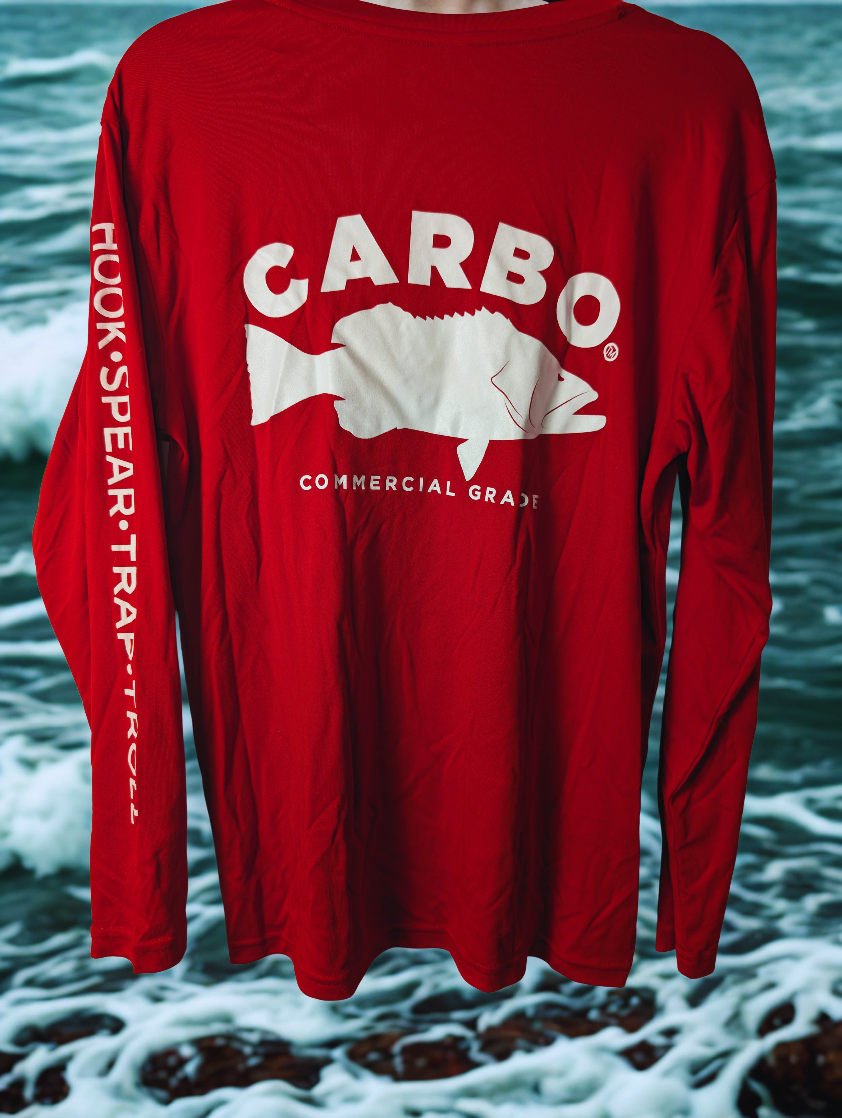 Red Carbo Long sleeve outdoor shirt